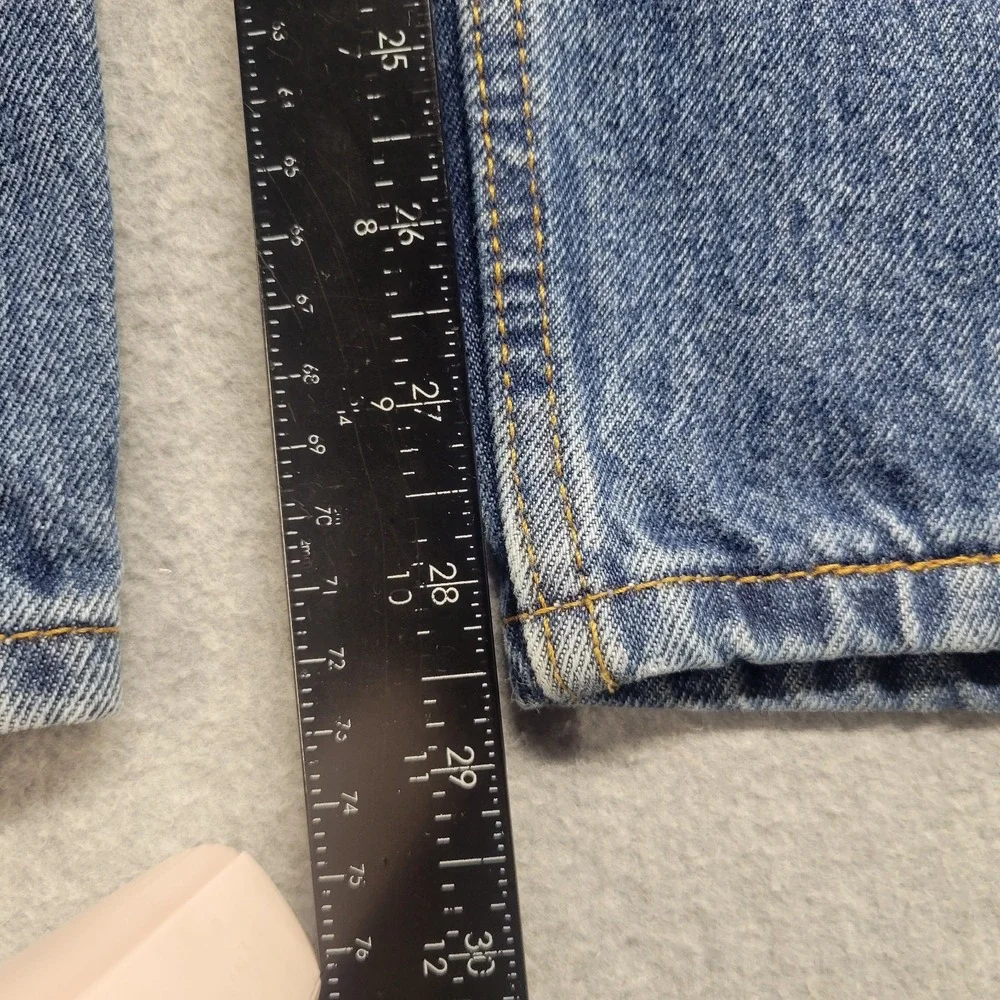 Levi's 505 Regular Fit Straight Leg Blue Denim Jeans‎ Mens Size 36x30